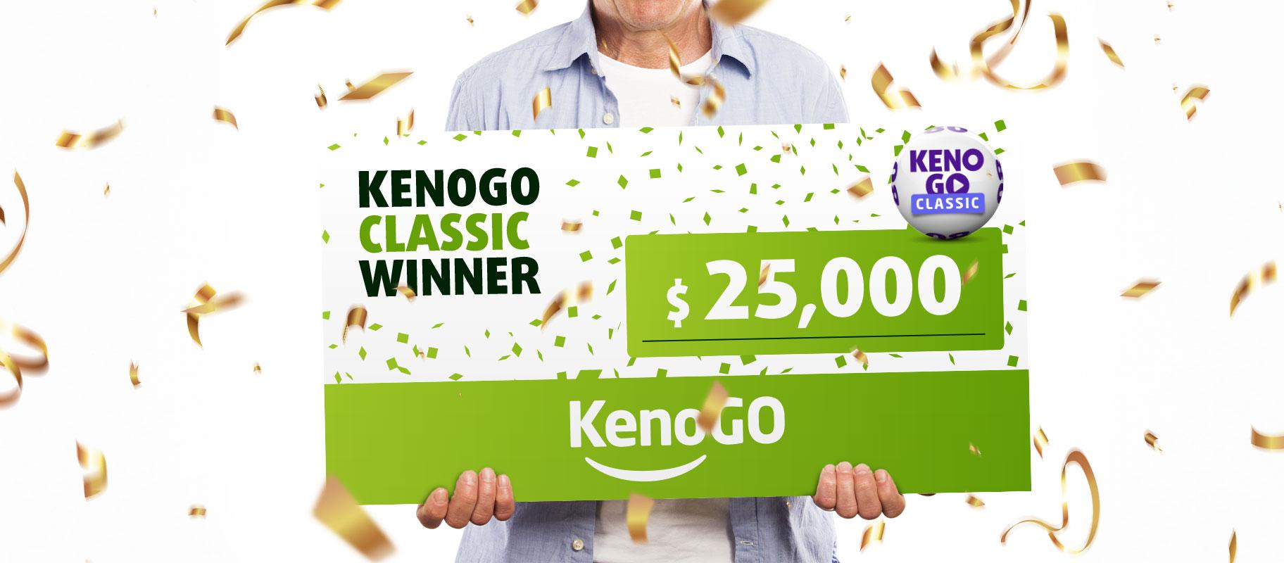 KenoGO Classic $25k winner